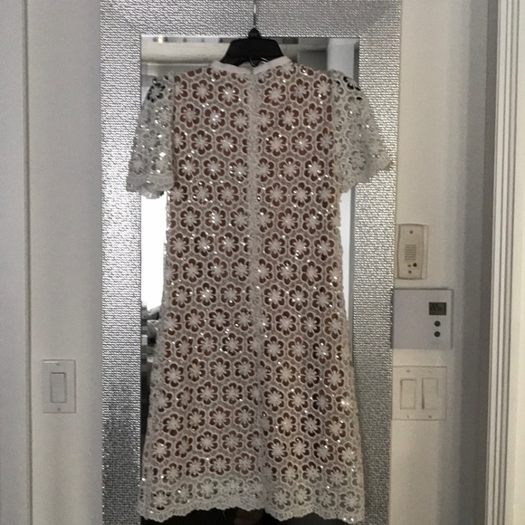 NWT - Michael Kors Sequined Floral Lace Dress - Picture 5 of 5